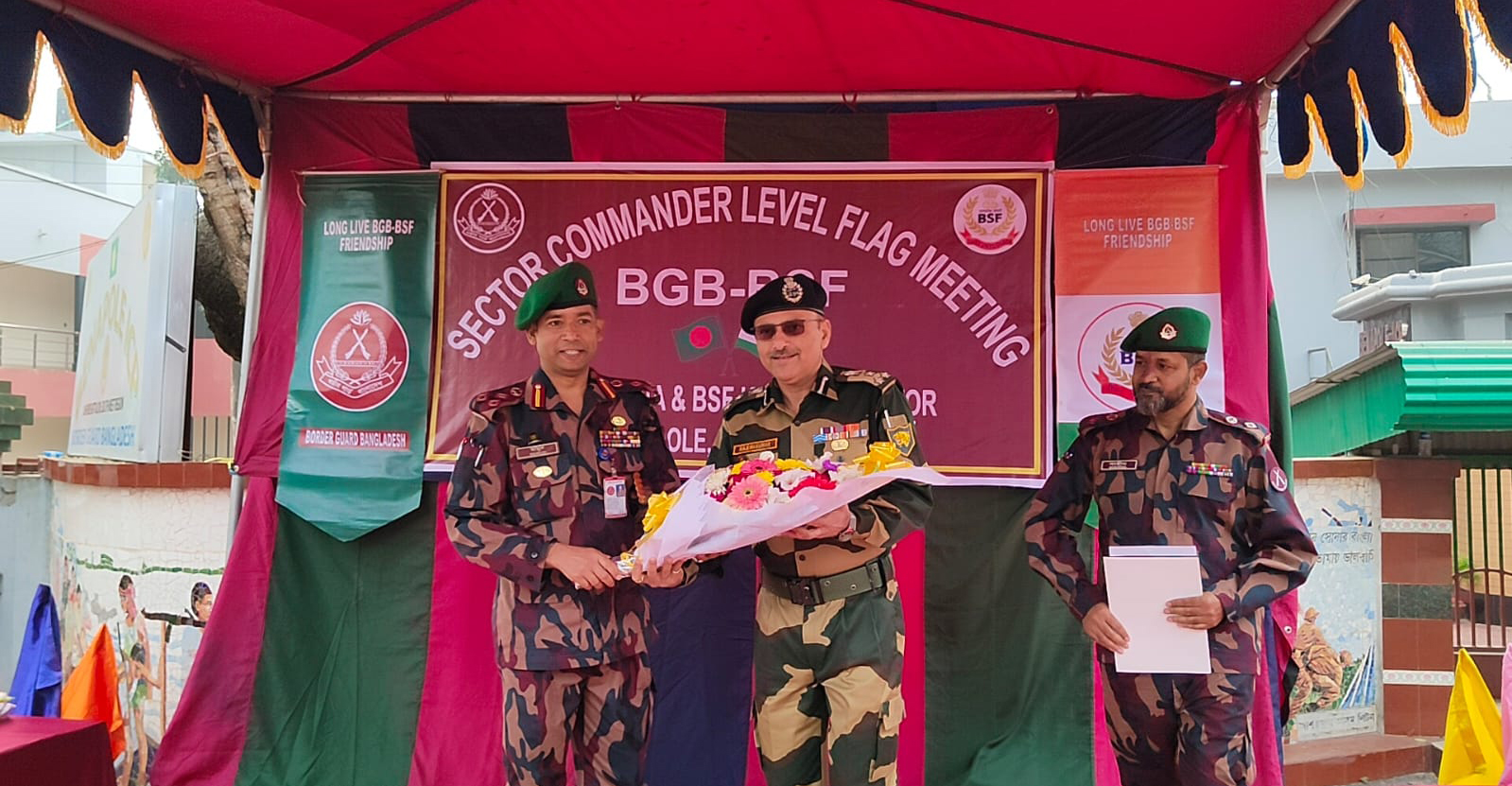 বেনাপোলে বিজিবি-বিএসএফ সেক্টর কমান্ডার প